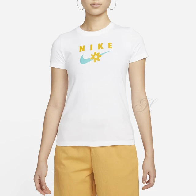 NIKE 耐吉【NIKE 耐吉】上衣 女款 短袖上衣 運動 AS W NSW TEE SS SPORT DAISY 白 DN5859-100