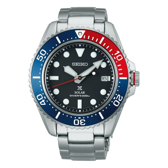 【SEIKO 精工】PROSPEX DIVER SCUBA 水鬼太陽能200米潛水錶/42.8mm(V157-0DP0R SNE591P1)