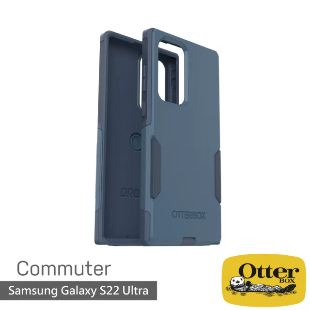 【OtterBox】Samsung Galaxy S22 Ultra 6.8吋 Commuter通勤者系列保護殼(藍色)