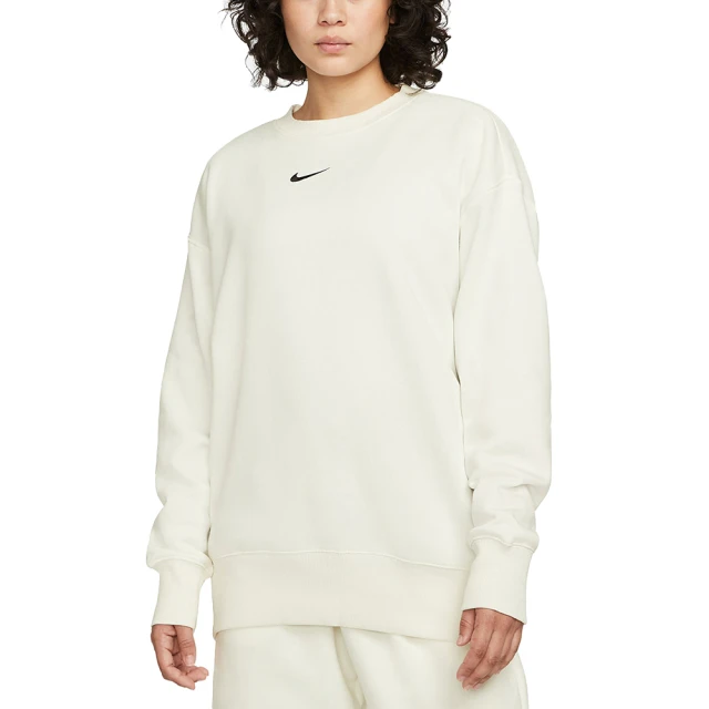 NIKE 耐吉【NIKE 耐吉】AS W NSW PHNX FLC OS CREW 運動上衣 長袖 圓領T 女 - DQ5734133