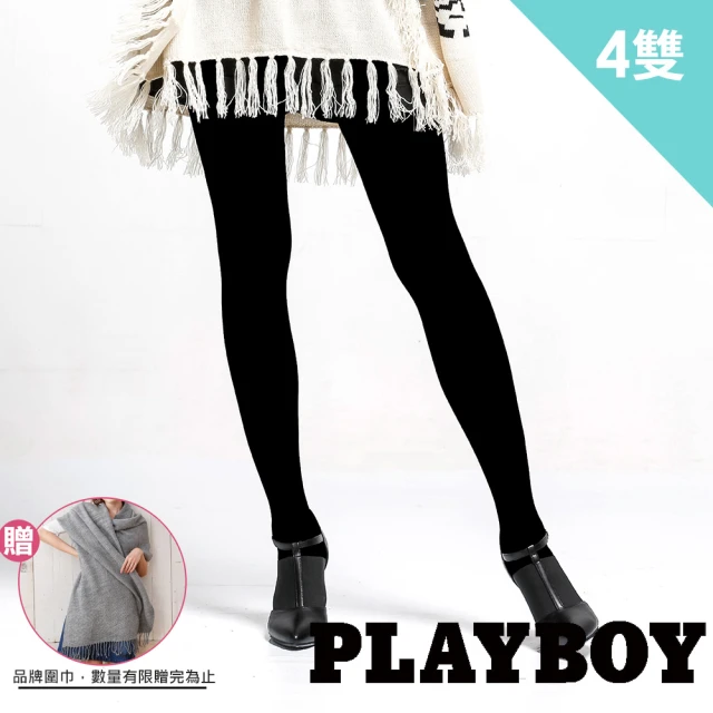 【PLAYBOY】微塑型保暖褲襪3入組(褲襪/保暖/內搭)