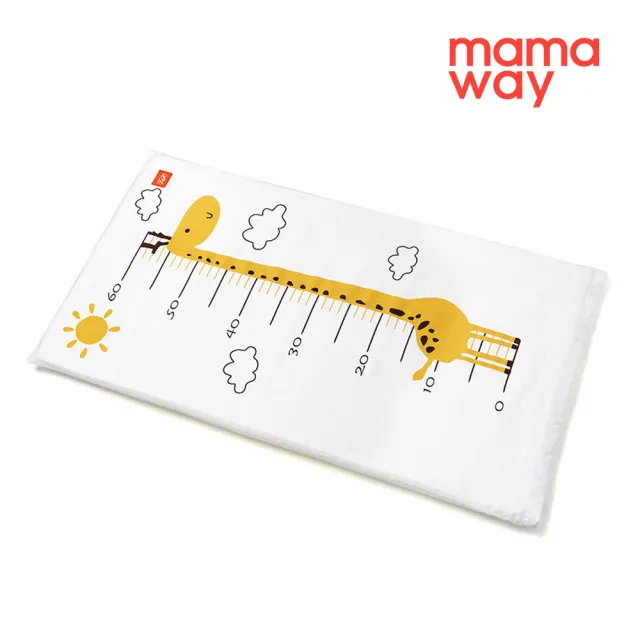 【mamaway 媽媽餵】長頸鹿芬蘭嬰兒床墊套(42x76cm)