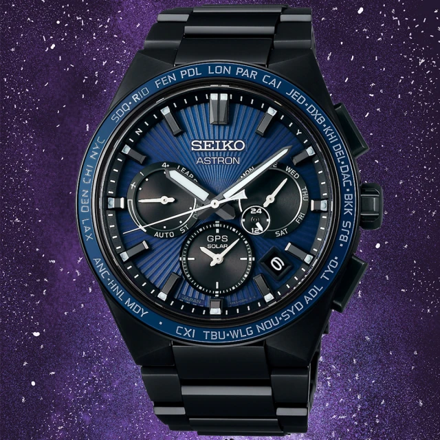 【SEIKO 精工】ASTRON GPS衛星對時 陶瓷錶圈 鈦金屬 太陽能腕錶(SSH121J1/5X53-0BV0B)