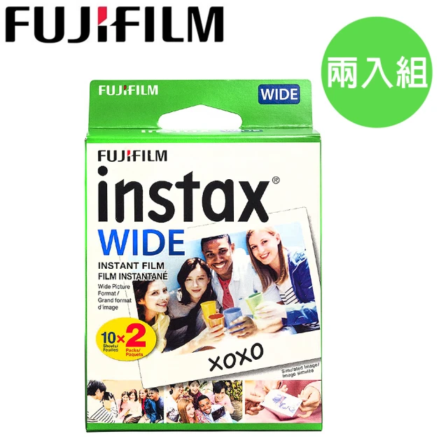 【FUJIFILM 富士】WIDE 寬幅空白底片(2入裝)