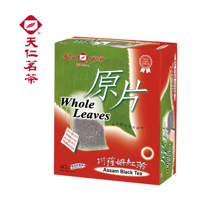 【天仁茗茶】阿薩姆紅茶原片袋茶茶包2.5gx40入x3入組