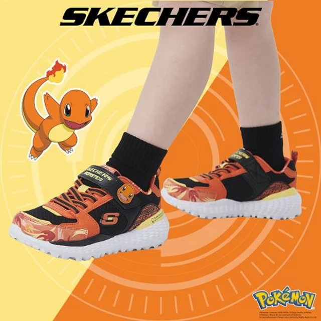 【SKECHERS】男童系列 寶可夢小火龍限定款(407104LORMT)