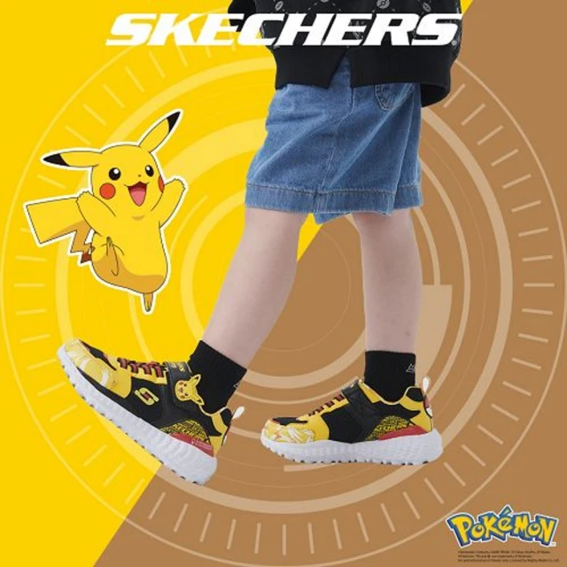 【SKECHERS】男童系列 寶可夢皮卡丘限定款(407104LYLMT)