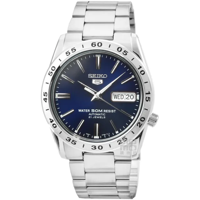 【SEIKO 精工】精工5號機械男錶-藍(SNKD99K1)