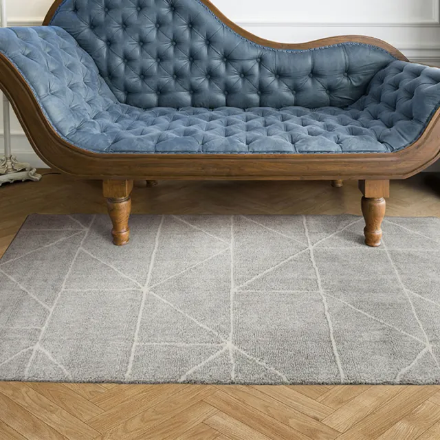 【范登伯格】比利時 PLAY簡約地毯-極簡灰(80x150cm)