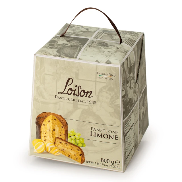 【Loison】義大利 檸檬潘娜多妮聖誕蛋糕 禮盒裝 600g(聖誕蛋糕 檸檬)