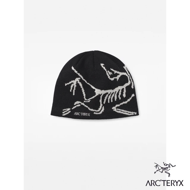 【Arcteryx 始祖鳥】Bird Logo 針織毛帽(虎鯨黑)