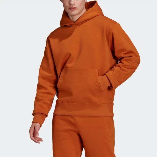 adidas 愛迪達【adidas 愛迪達】C Hoody 男 連帽上衣 帽T 運動 休閒 重磅 刷毛 柔軟 舒適 橘(H09177)