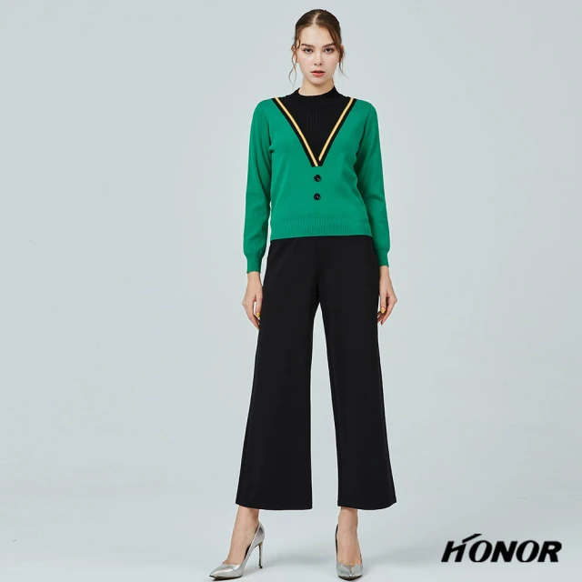 HONOR 山形屋【HONOR 山形屋】素面休閒長褲