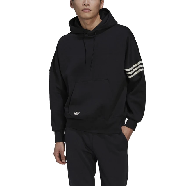 adidas 愛迪達【adidas 愛迪達】連帽長袖T恤 NEW C HOODIE 男 - HM1871