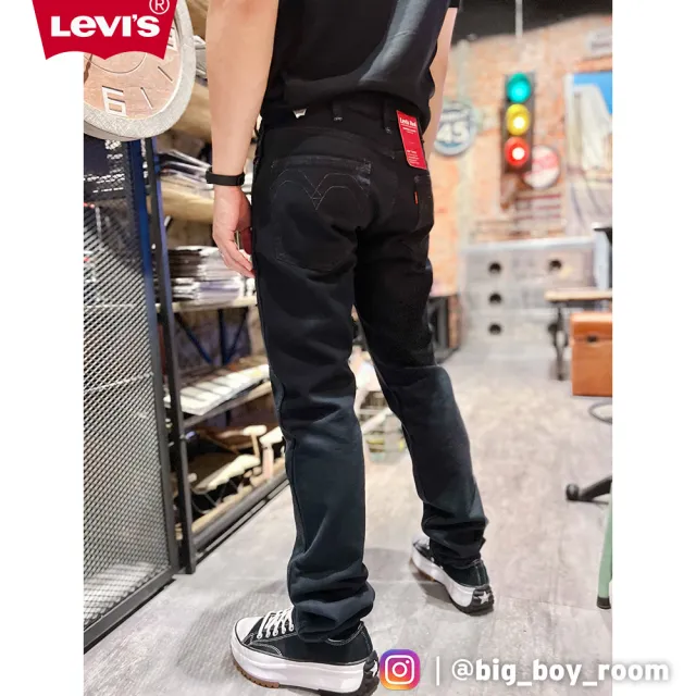 【LEVIS】1212精選 Red 工裝手稿風復刻再造 男款 上寬下窄 502 Taper牛仔褲 / 黑色 熱賣單品