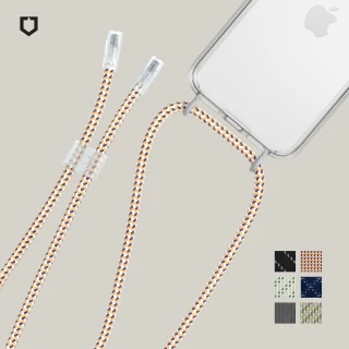 【RHINOSHIELD 犀牛盾】iPhone 系列 Clear透明防摔手機殼專用掛繩組(多色可選)
