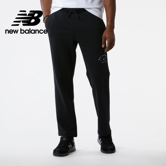 NEW BALANCE【NEW BALANCE】NB 棉質長褲_男性_黑色_MP23552BK