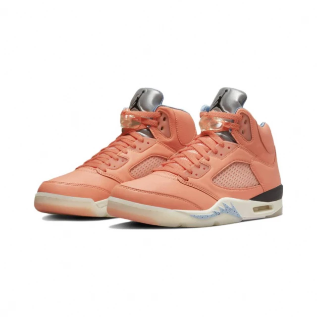 【NIKE 耐吉】DJ Khaled x Air Jordan 5 Crimson Bliss 緋紅 橙色 高筒 大童款 DV4983-641