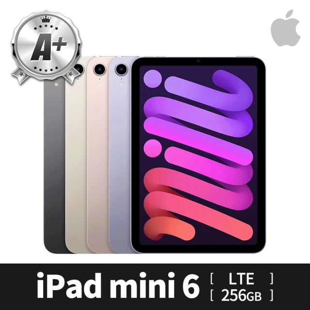 【Apple 蘋果】A 級福利品 iPad mini 第 6 代 8.3 吋 WiFi+行動網路 256GB