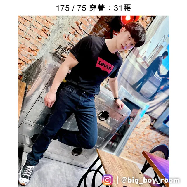 【LEVIS】Red 工裝手稿風復刻再造 男款 上寬下窄 502 Taper牛仔褲 / 黑色 熱賣單品