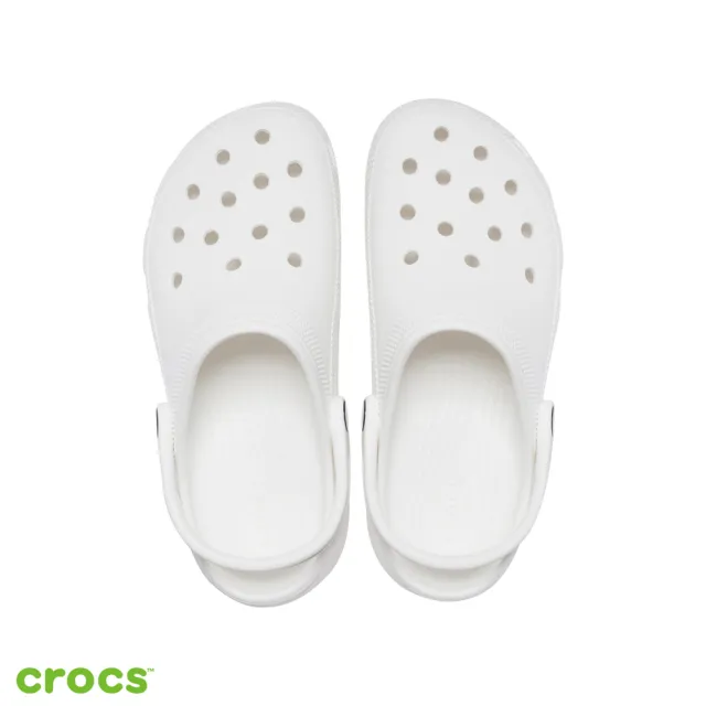 【Crocs】女鞋 經典厚底克駱格涼鞋(206750-100)