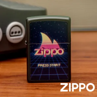 【Zippo】經典遊戲風格防風打火機(美國防風打火機)
