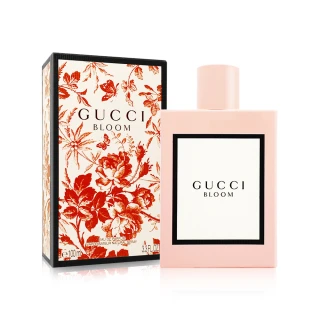 【GUCCI 古馳】BLOOM花悅女性淡香精 100ml(平行輸入版)