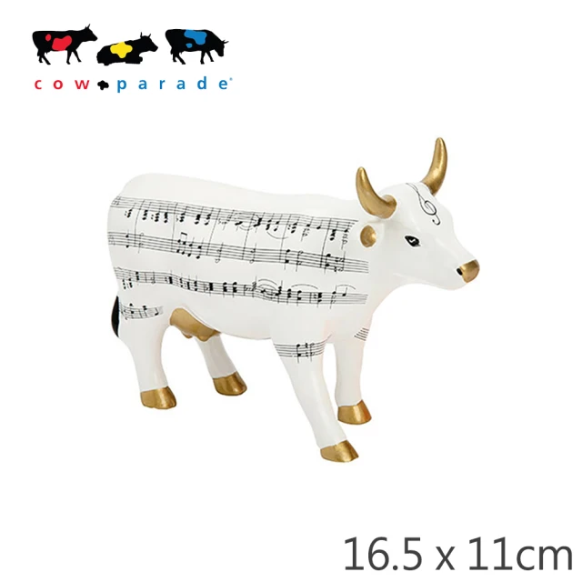 【CowParade】彩繪牛-五線譜(世界頂級藏品)