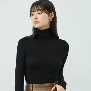 R.neTs 100%德國羊毛15針加厚無縫高領上衣