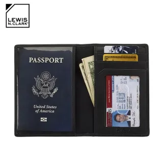 【LEWIS N CLARK】RFID屏蔽護照包 933(防盜錄、護照收納、短夾、旅遊配件、美國品牌)