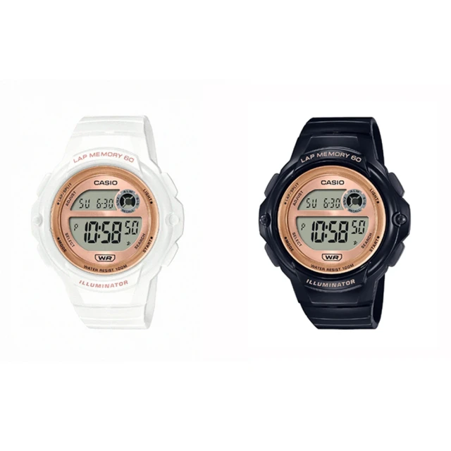 【CASIO 卡西歐】LWS-1200H LED運動休閒紀錄跑步簡約電子數字女手錶