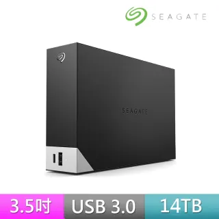 【SEAGATE 希捷】One Touch Hub 14TB 雙USB 3.5吋外接硬碟(STLC14000400)