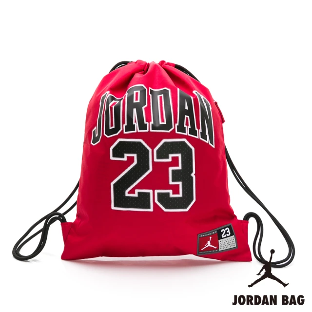 【NIKE 耐吉】後背包 書包 健身包 旅行包 運動包 喬丹 JORDAN JERSEY 紅 JD2313011GS-001