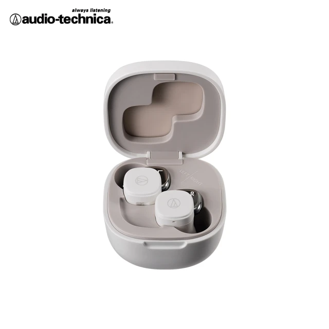 【audio-technica 鐵三角】鐵三角 ATH-SQ1TW 真無線耳機 白色(白色 真無線藍芽耳機)