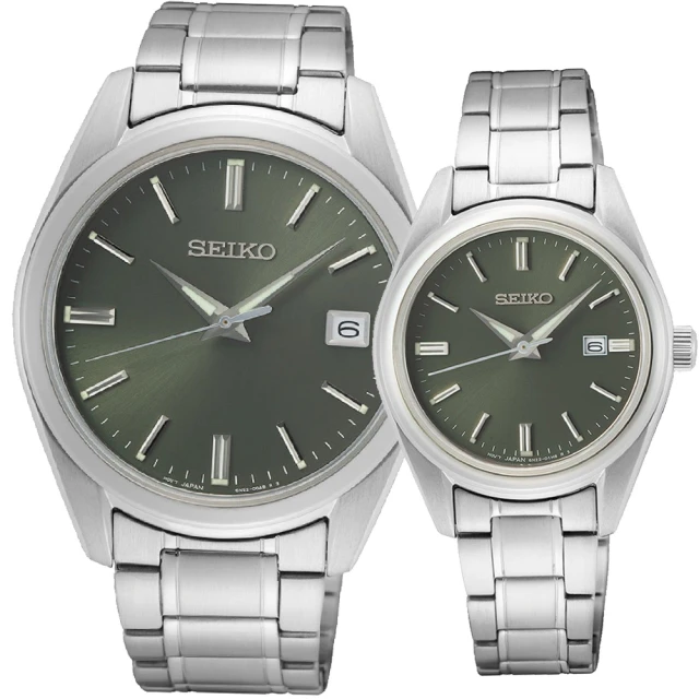 【SEIKO 精工】藍寶石水晶鏡面時尚對錶(6N52-00A0G.6N22-00K0G)