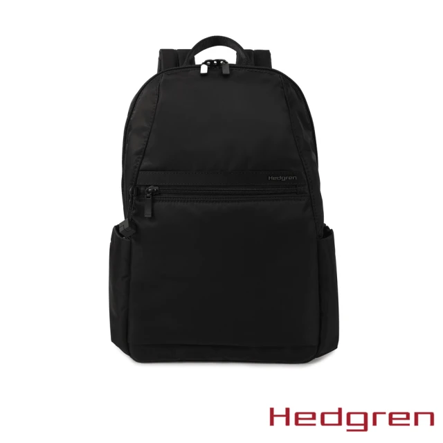 【Hedgren】INNER CITY系列 XXL Size 14吋 雙側袋 後背包(黑色)