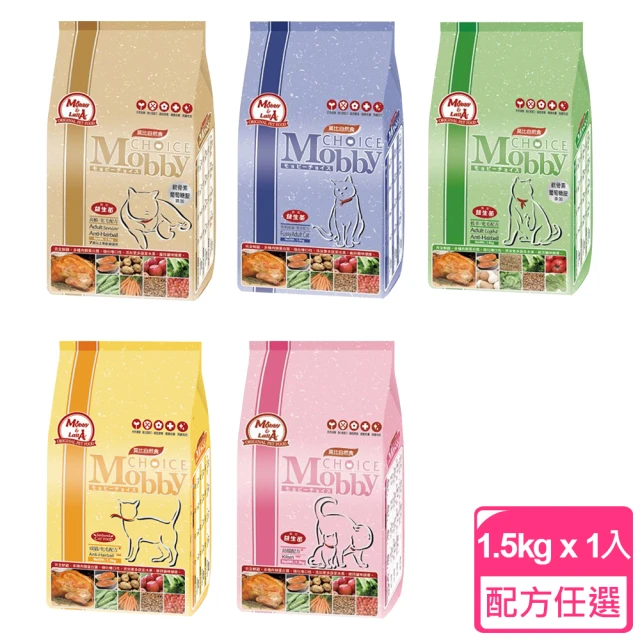 Mobby 莫比 無穀配方貓糧 6.5kg 鹿肉鮭魚/鵪鶉鴨
