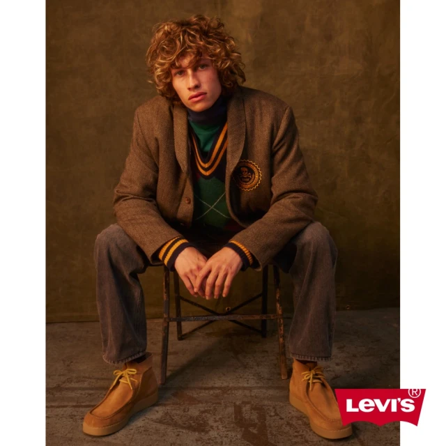 【LEVIS】男款 貴族學院風鋪毛西裝外套 / 羊毛添加 人氣新品