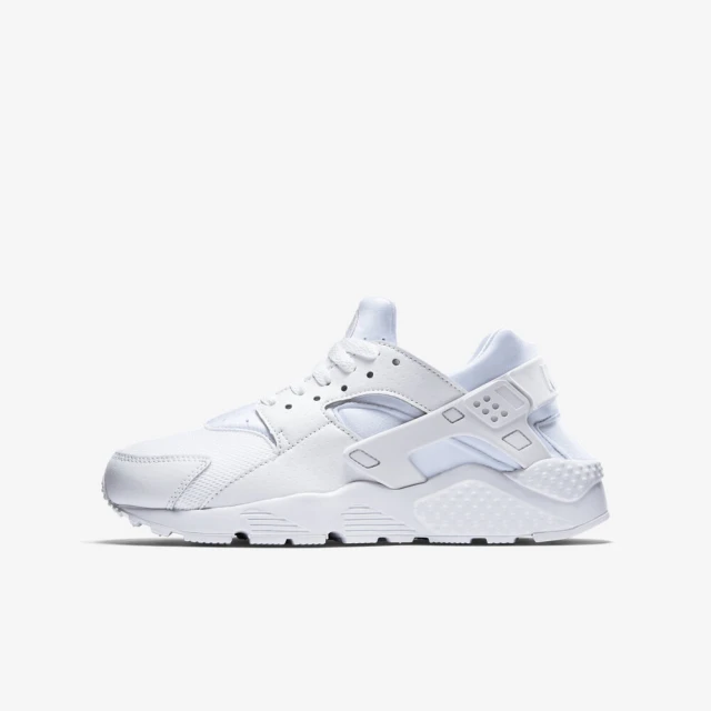 【NIKE 耐吉】Huarache Run GS 大童 休閒鞋 運動 經典 白武士 舒適 穿搭 白(654275-110)