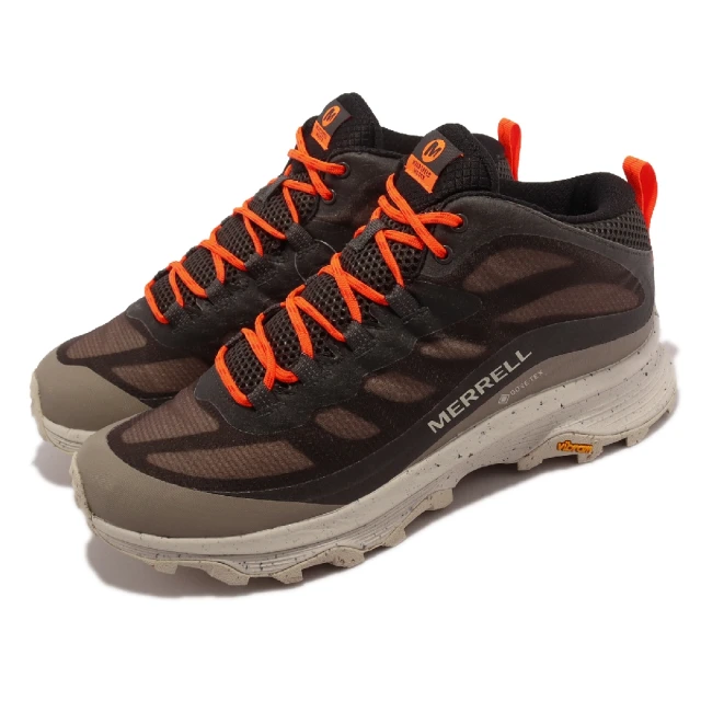 【MERRELL】登山鞋 Moab Speed Mid GTX 男鞋 防水 棕 越野 戶外 郊山 黃金大底(ML067713)