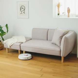 【完美主義】莫利耐磨防潑水弧形兩人沙發+腳凳(雙人沙發)
