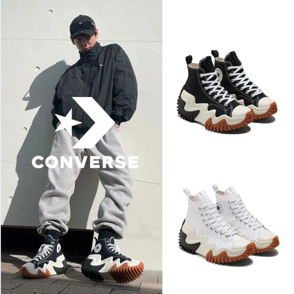 【CONVERSE品牌旗艦店】 RUN STAR MOTION HI 高筒休閒鞋男鞋