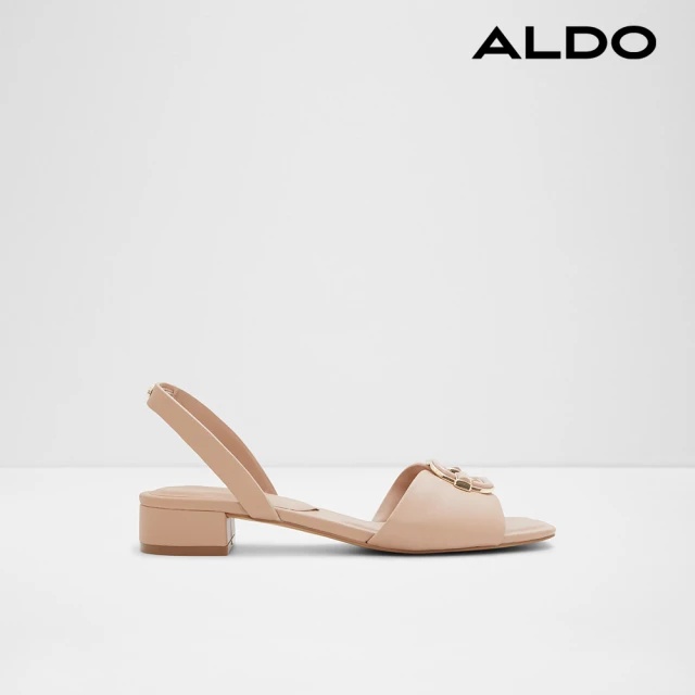 ALDO FASSBIDER-復古風格粗帶厚底夾腳涼拖鞋-女