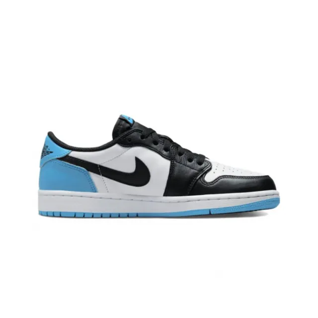 【NIKE 耐吉】Air Jordan 1 Low OG White Black Dark Powder Blue 黑白藍 北卡藍 休閒鞋  CZ0775-104