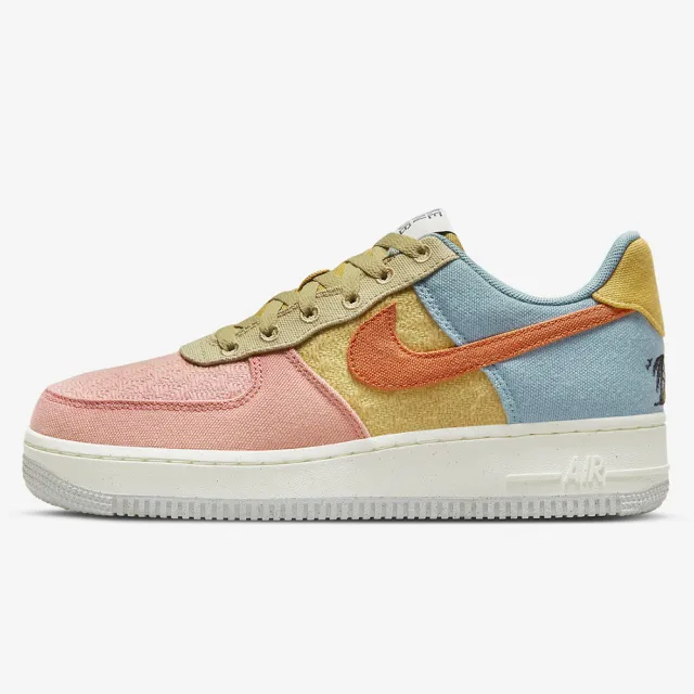 NIKE 耐吉】休閒鞋運動鞋WMNS AIR FORCE 1 07 SE NN 女鞋粉黃藍