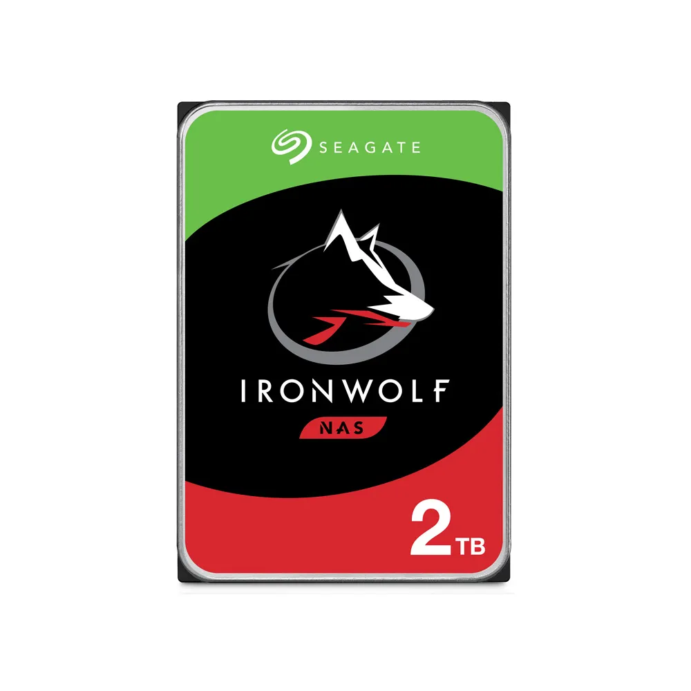 【SEAGATE 希捷】那嘶狼 IronWolf 2TB 3.5吋 5900轉 SATAⅢ NAS專用硬碟(ST2000VN004)