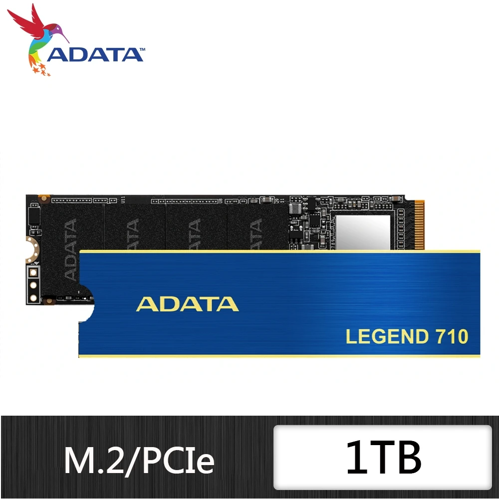 【ADATA 威剛】LEGEND 710 1TB PCIe3.0 M.2 2280 SSD固態硬碟(讀：2400M寫：1800M)