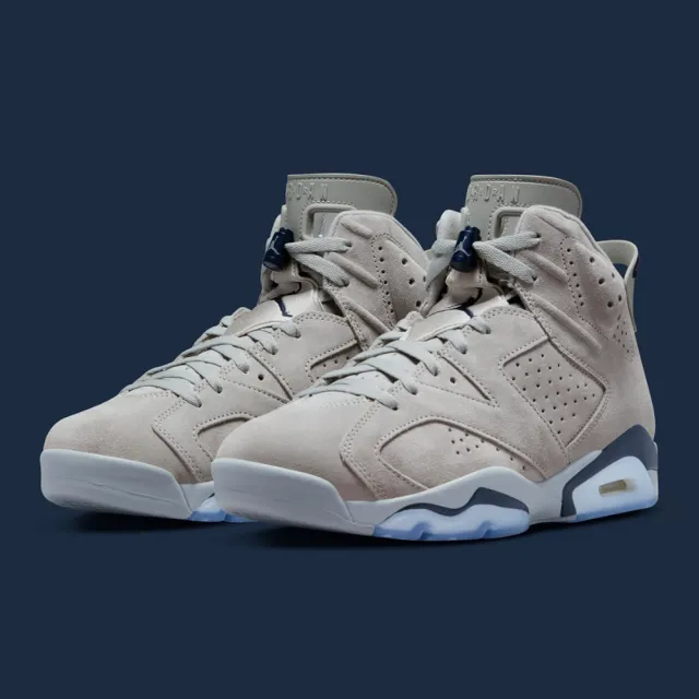 【NIKE 耐吉】Air Jordan 6 Retro Georgetown 2022 喬治城 磁灰 麂皮 男鞋 CT8529-012(Air  Jordan 6)