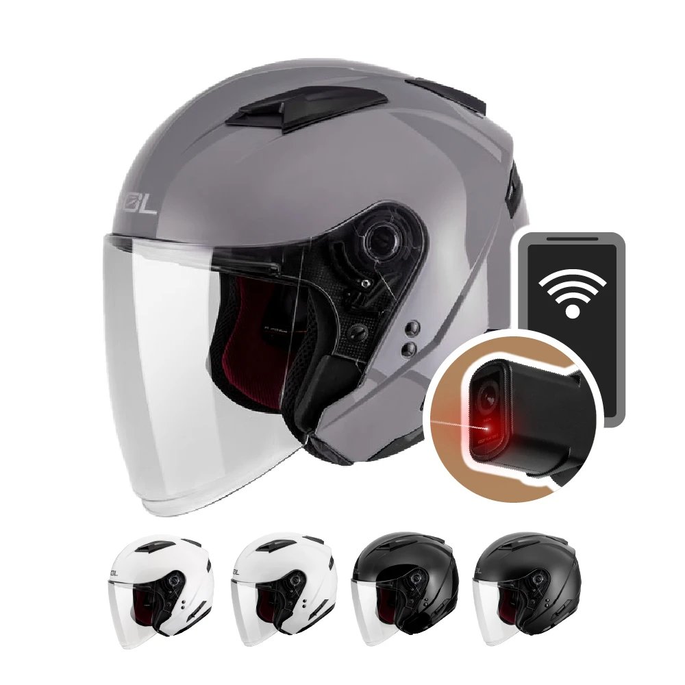 【iMiniDV】SOL SO7E 素色 內建式安全帽行車記錄器(機車用 1080P 攝影機 記錄器 安全帽)