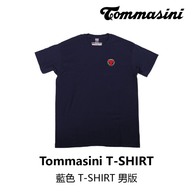 tommasini【tommasini】藍色 T-SHIRT 男版(B6TM-TEE-BLXXXM)